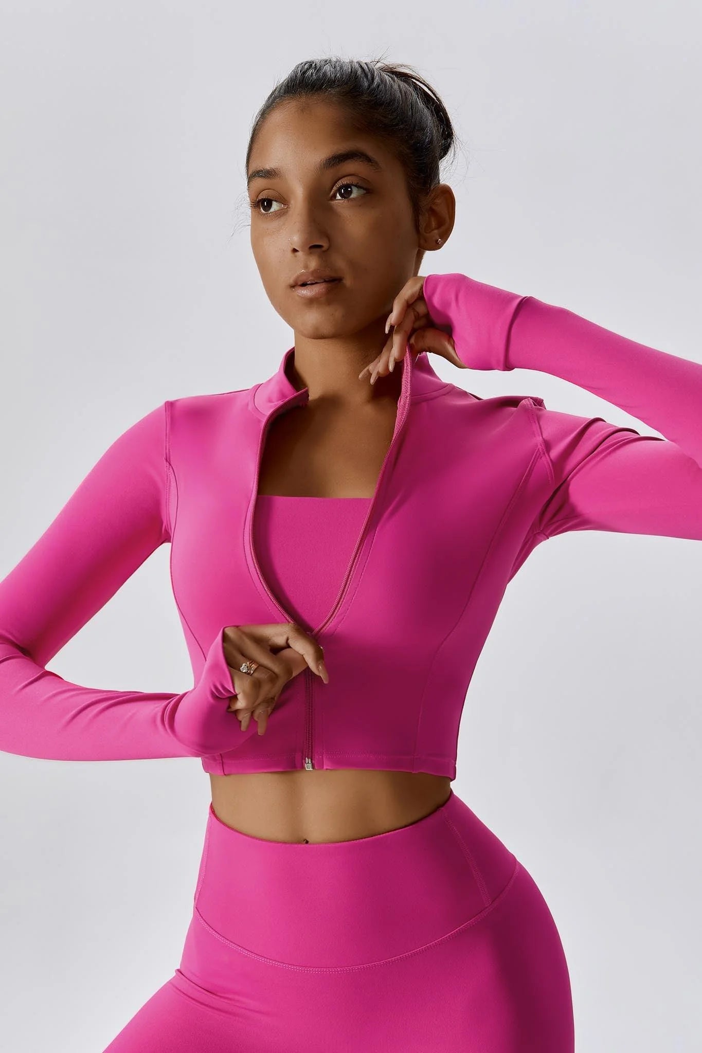 Flex Zip Top - Rosa