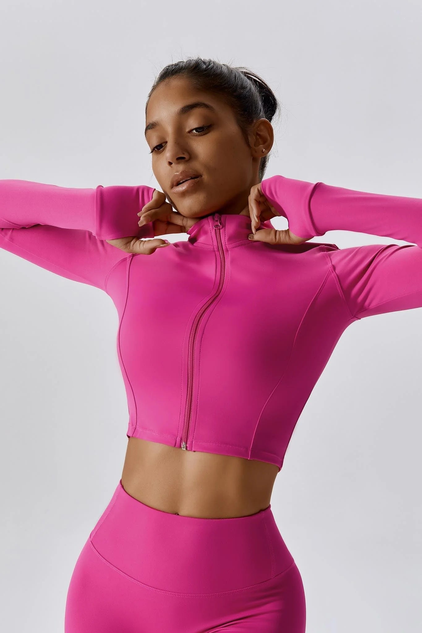 Flex Zip Top - Rosa